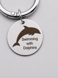 Swimming with dolphins