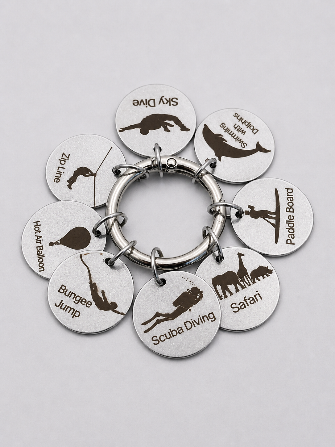 Bucket list keepsake ring & 1 tag