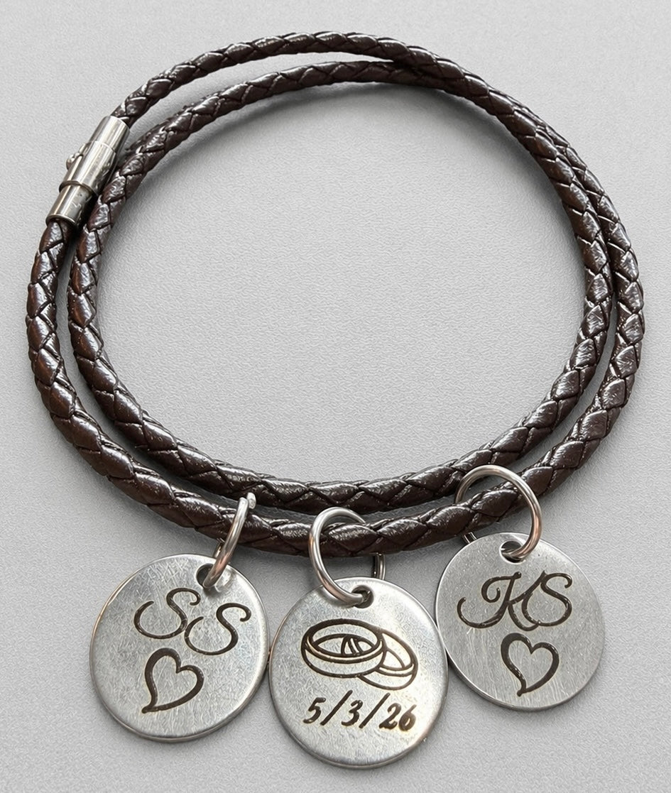 Keepsake Bracelet + 3 personalised memory tags