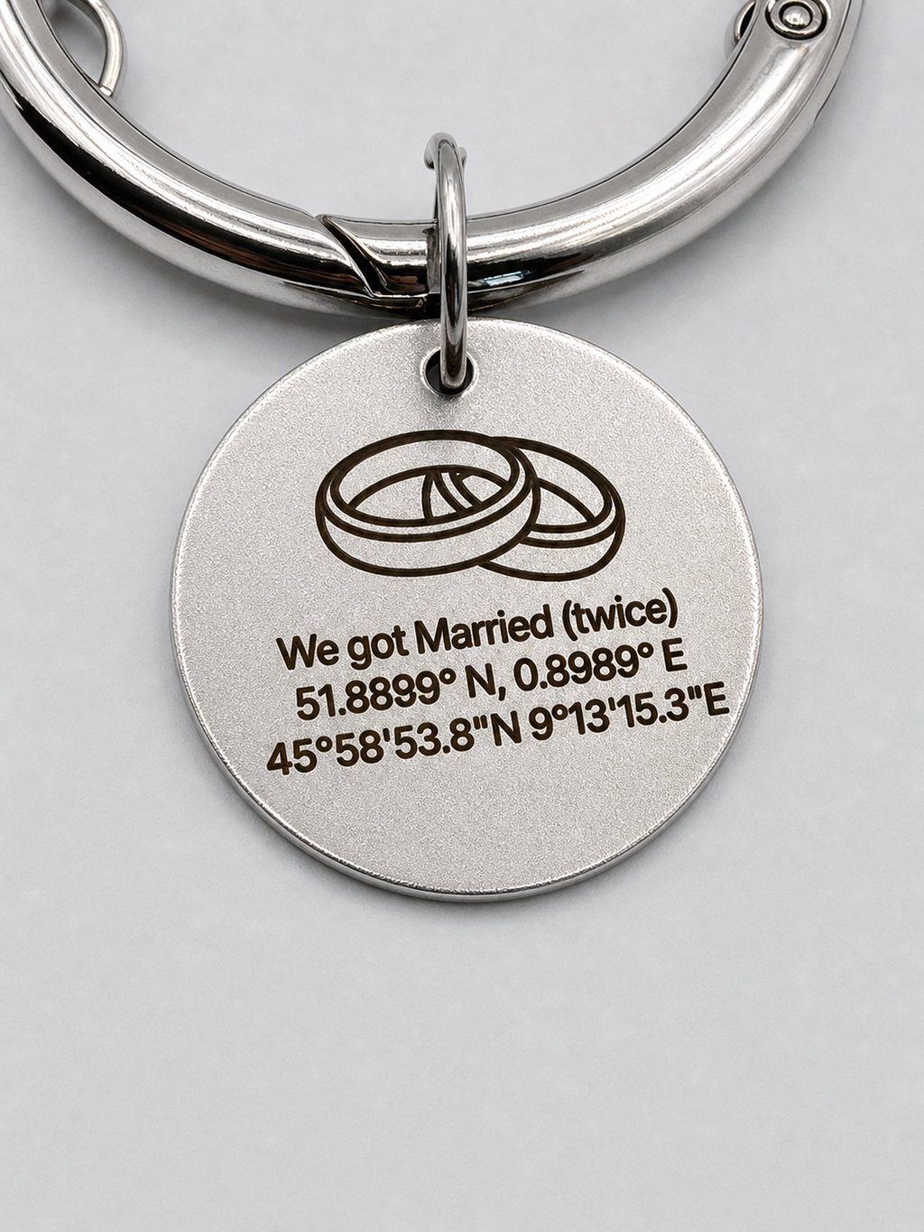 We got married