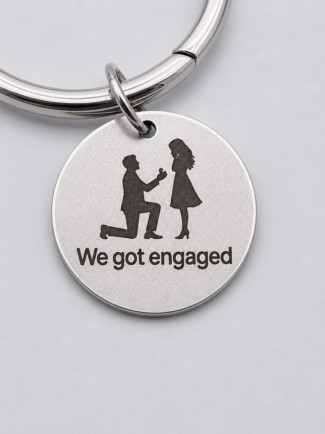 We got engaged