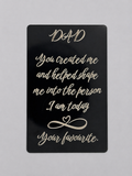 Wallet/ purse personalised keepsakes